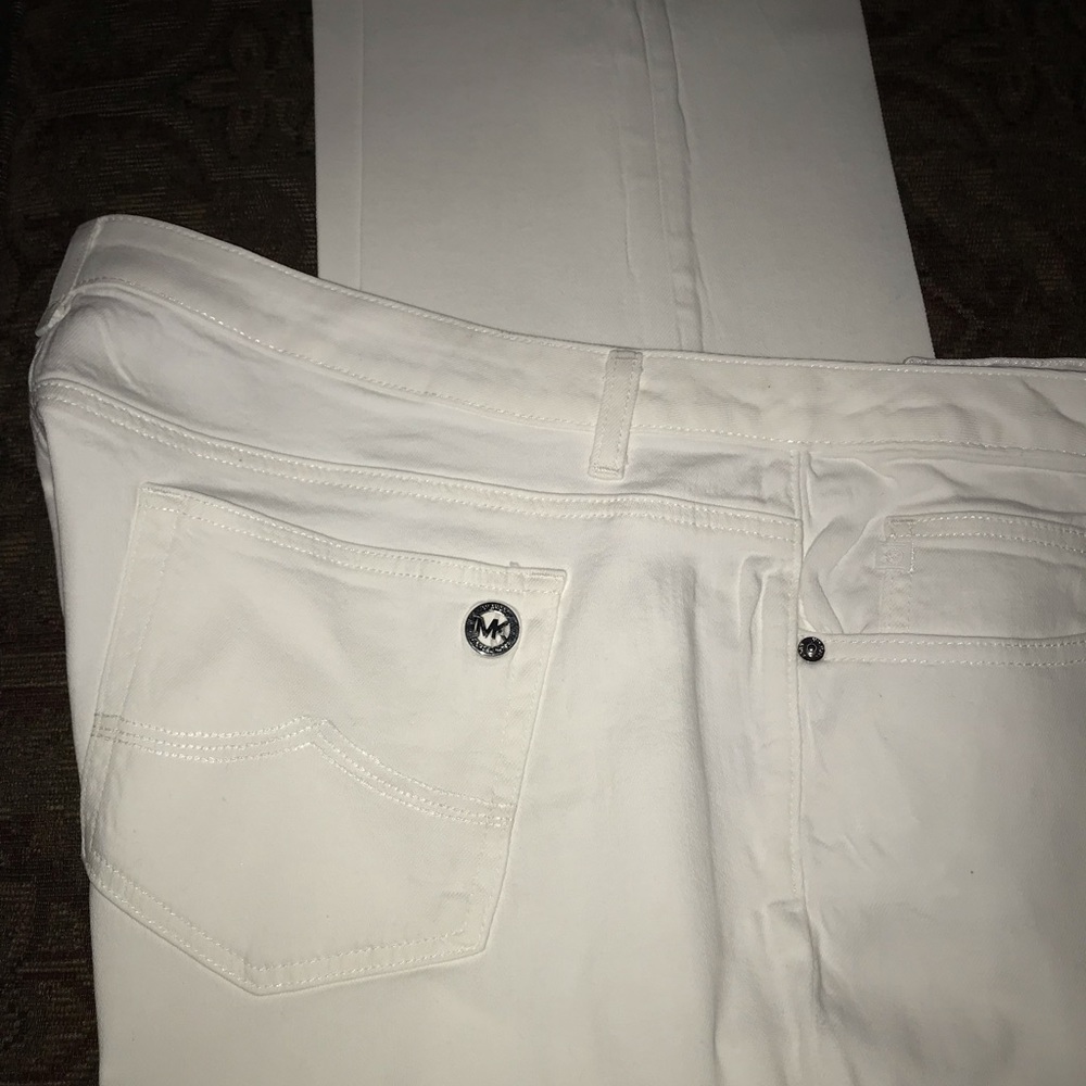 Michael Kors White Denim Pants 22W